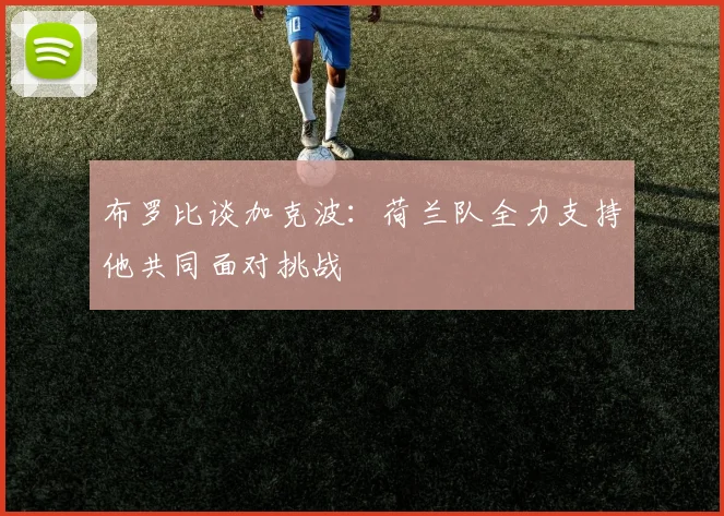 布罗比谈加克波：荷兰队全力支持他共同面对挑战